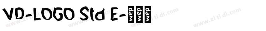 VD-LOGO Std E字体转换